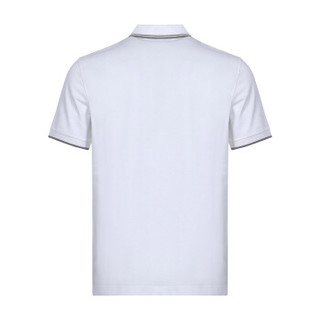 PRADA 普拉达 男士白色银色棉质短袖POLO衫 UJN497 1NWQ F0J36 S 182 M码