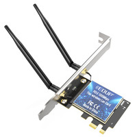 EDUP 翼联 EP-9608GS 1300M双频PCI-E无线网卡 台式机电脑内置网卡WiFi接收器
