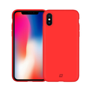 摩米士（MOMAX）iPhone xs max手机壳 苹果xs max液态硅胶软壳防摔保护套 6.5英寸 红色