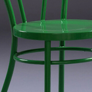 卡奈登 餐厅椅子美式复古金属餐椅饭店彩色座椅促销 靠背铁艺loft多种颜色酒吧椅 XLY-139 绿色