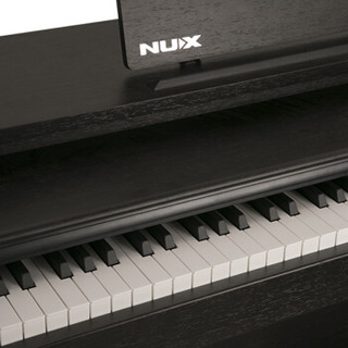 Nux智能电钢琴88键重锤数码钢琴成年人儿童家用电子琴 WK-520黑色