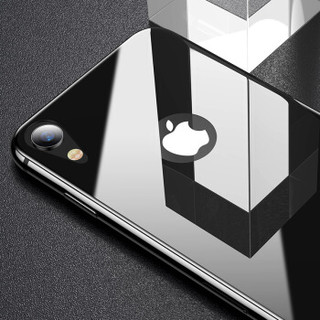 依斯卡(ESK) 苹果xr手机钢化膜 iphone xr钢化膜后膜 全屏膜覆盖 曲面玻璃 6.1英寸高清手机防爆背膜 JM565黑