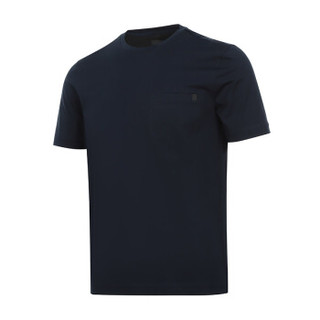 PRADA 普拉达 男士海军蓝棉质圆领短袖T恤 UJN506 1NXJ F0C6D S 182 S码