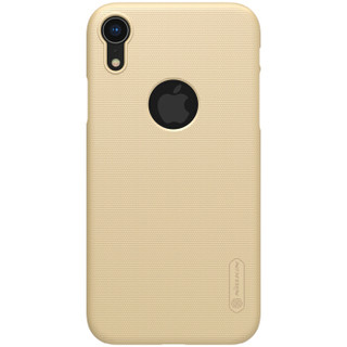 耐尔金（NILLKIN）苹果iPhone XR手机壳 磨砂手机保护壳/保护套/手机套 金色（开孔）