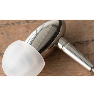 FINAL Audio FI-BA-SST35 3.5mm插头 不锈钢制动铁入耳式耳机 HIFI耳机 耳塞 银色