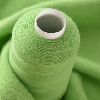 牧心 毛线 羊绒线 26/2中细线 手编机织均可 婴儿宝宝毛线 围巾线Z02 果绿色