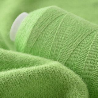牧心 毛线 羊绒线 26/2中细线 手编机织均可 婴儿宝宝毛线 围巾线Z02 果绿色