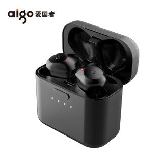 爱国者 aigo T06 真无线蓝牙耳机 商务入耳式  重低音air-tws 迷你运动耳机