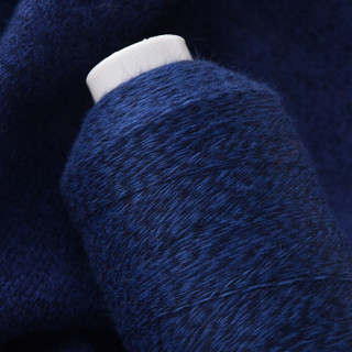 牧心 羊绒线 毛线 24/2中细线 手编机织均可 婴儿宝宝毛线 围巾线Z01 AB蓝