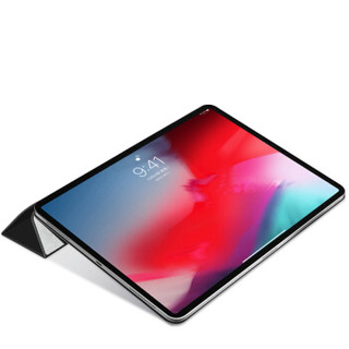 派滋苹果iPad Pro 11英寸保护套 2018版新款轻薄防摔三折支架磁吸休眠皮套 支持磁吸充电笔 黑色