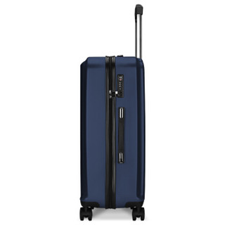 SEPTWOLVES 拉杆箱PET材质行李箱20英寸旅行箱万向轮男女大容量密码锁登机箱子 藏青色 QPL810127-K20