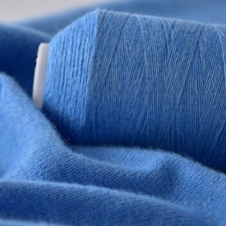 牧心 羊绒线 毛线 24/2中细线 手编机织均可 婴儿宝宝毛线 围巾线Z01 天蓝色
