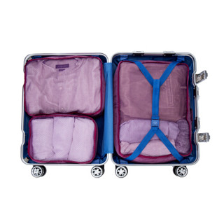 卡拉羊 Carany 收纳袋防水旅行行李袋衣物鞋子整理袋大容量家庭打包袋CX0452嫣紫红