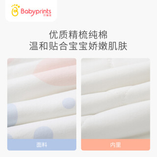 Babyprints3M新雪丽婴儿睡袋 宝宝一体式夹棉睡袋秋冬抱被防踢被 80 缤纷花园