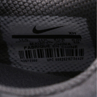 耐克（Nike）儿童鞋毛毛虫童鞋舒适运动休闲鞋AA7216-001 荧光灰11C/28码