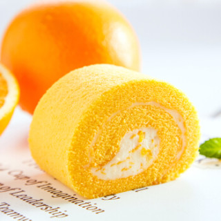 凯瑞美家(gastro bakery)冷加工糕点 香橙蛋糕卷 120g/盒 糕点甜点