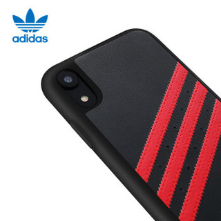 adidas 手机壳保护套 Samba系列 FW18特别款 iPhone XR 时尚防摔  经典三叶草黑红