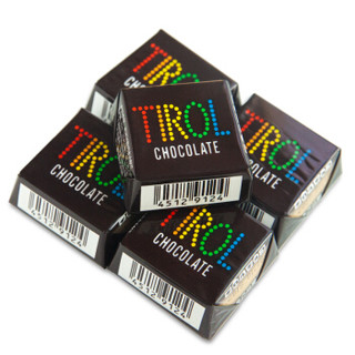 Tirol 夹心代可可脂巧克力制品 焦糖味 9.5g*15块 袋装