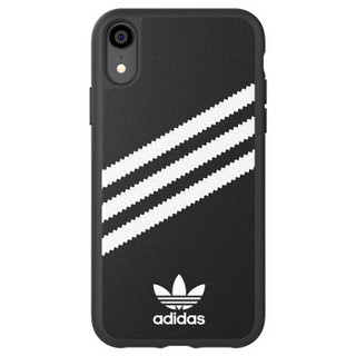 adidas 手机壳 Samba系列 iPhone XR 时尚防摔TPU 经典三叶草黑白