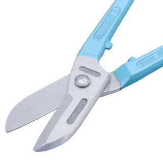 欧文（IRWIN）铁皮剪GILBOW力确不锈钢白铁剪 G245 通用剪刀 8英寸 200mm 直刃剪