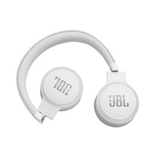 JBL 杰宝 LIVE 400BT 耳罩式头戴式蓝牙耳机 白色