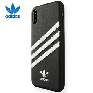 adidas 手机壳保护套 Samba系列 iPhone X/XS 时尚防摔TPU  经典三叶草黑白