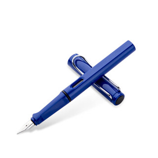 富得快(Fudek) 正姿 学生办公练字铱金钢笔签字笔 薄厚片工艺铱金笔尖（赠10支墨囊）蓝色EF尖 P602