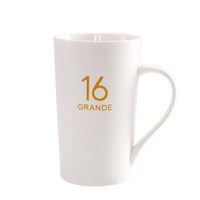 贝瑟斯 陶瓷杯 500ml 白色