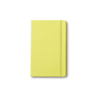 MOLESKINE 笔记本子 商务办公文具记事本 New Collection系列硬面口袋型纯白笔记本柠檬黄3670