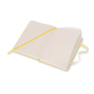 MOLESKINE 笔记本子 商务办公文具记事本 New Collection系列硬面口袋型纯白笔记本柠檬黄3670