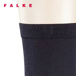 FALKE 德国鹰客 Sensual Silk系列 女士丝袜 中筒袜 墨黑色dark navy 39-40 46288-6379-39