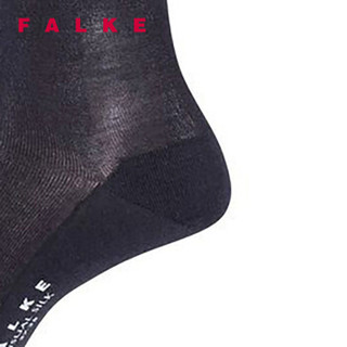 FALKE 德国鹰客 Sensual Silk系列 女士丝袜 中筒袜 墨黑色dark navy 39-40 46288-6379-39