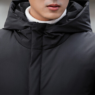 CARTELO 卡帝乐鳄鱼 冬季新款韩版青少年修身中长款时尚加厚保暖男装外套潮 18240KE7805