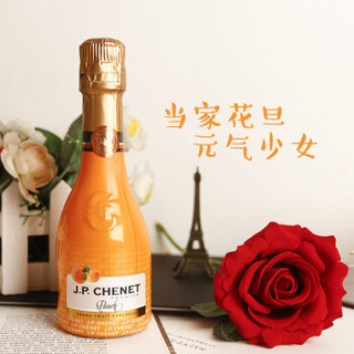 法国进口红酒 香奈 J.P.CHENET 蜜桃香起泡酒 200ml