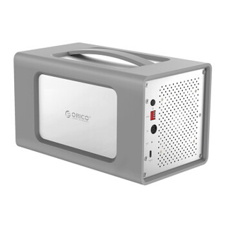 奥睿科(ORICO)硬盘柜3.5英寸多盘位raid磁盘阵列柜SATA串口Type-C 全铝台式机外置盒 便携式四盘位 RS400RC3
