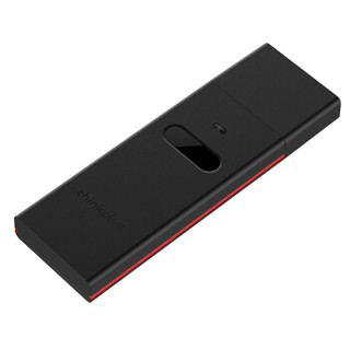 联想（thinkplus）32GB USB3.0 U盘 FU100系列 黑色 指纹加密 安全可靠