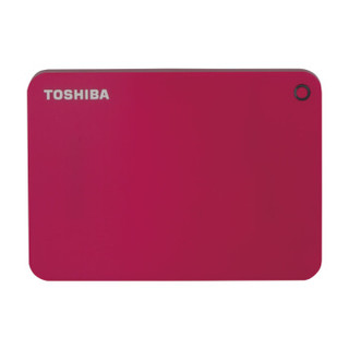 东芝（TOSHIBA）CANVIO  ADVANCE V9 4TB USB3.0 移动硬盘 只换不修 2.5英寸 活力红 时尚多彩 加密安全