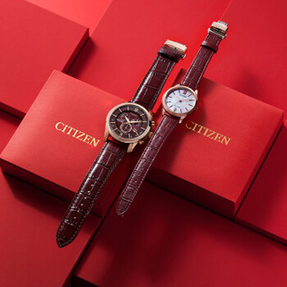 CITIZEN 西铁城 BL5548-19X/EM0413-17D 情侣光动能手表