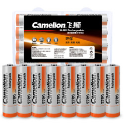 Camelion 飞狮 NH-AA2700-MBC4-S2 5号镍氢电池 1.2V 2700mAh（8粒)