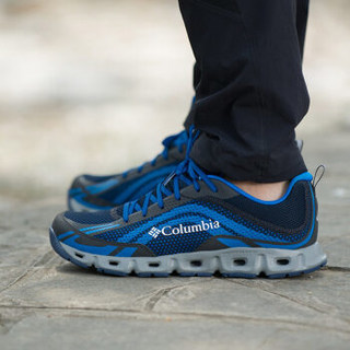 Columbia 哥伦比亚 溯溪鞋 户外男款轻盈缓震涉水鞋 DM2073 469 黑蓝色（男） 42