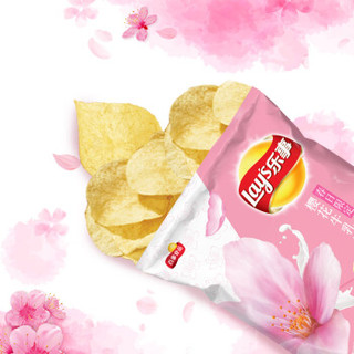 乐事（Lay's）薯片 乐事樱花牛乳味125克