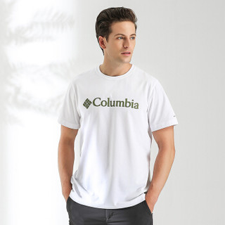 Columbia 哥伦比亚 户外经典logo舒适面料吸湿T恤 PM3547 100 XL