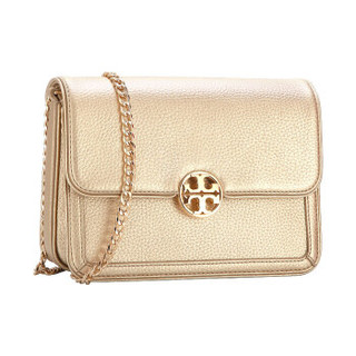 TORY BURCH 汤丽柏琦 女士金色皮质单肩斜挎包 52686 701