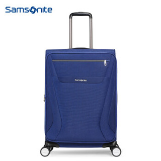 Samsonite 新秀丽 拉杆箱 行李箱男女万向轮旅行箱 大容量可扩展 TR7*41002 海军蓝 25英寸