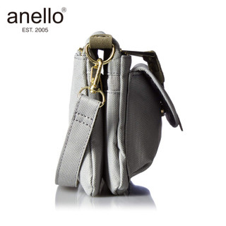 anello 阿耐洛  日本潮流可拆肩带多用轻量便携单肩斜挎包B1223浅灰色