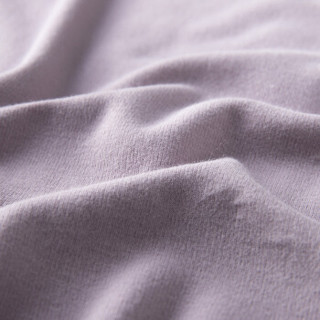 顶瓜瓜睡衣女纯棉春季时尚韩版七分袖可外穿家居服套装t01120jd 紫色女款一 170