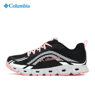 Columbia 哥伦比亚 溯溪鞋 户外女士缓震科技网布透气舒适两栖鞋徒步鞋 DL2073 012 黑白色（女） 40