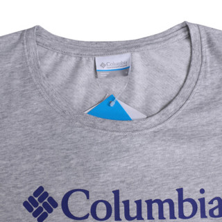 Columbia 哥伦比亚 探索系列 经典Logo圆领短袖吸湿舒适 PL1994 040 L