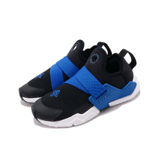 耐克（Nike）儿童鞋 舒适男童休闲鞋 轻便跑步运动鞋 AH7826-010 黑/蓝13C/31码