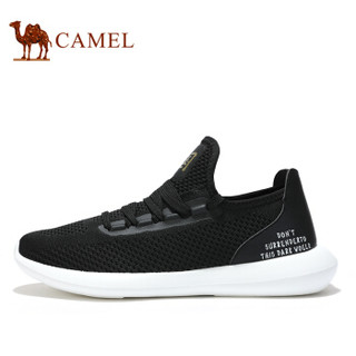 CAMEL 骆驼 时尚百搭休闲运动鞋男 A912246240 黑色 39